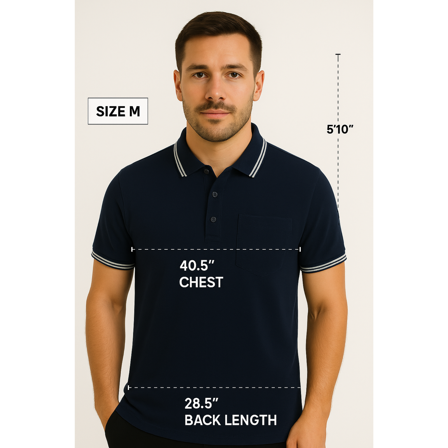 Navy Blue Sports T-Shirt – Durable Polyester Honeycomb Fabric | Affordable Activewear for Men