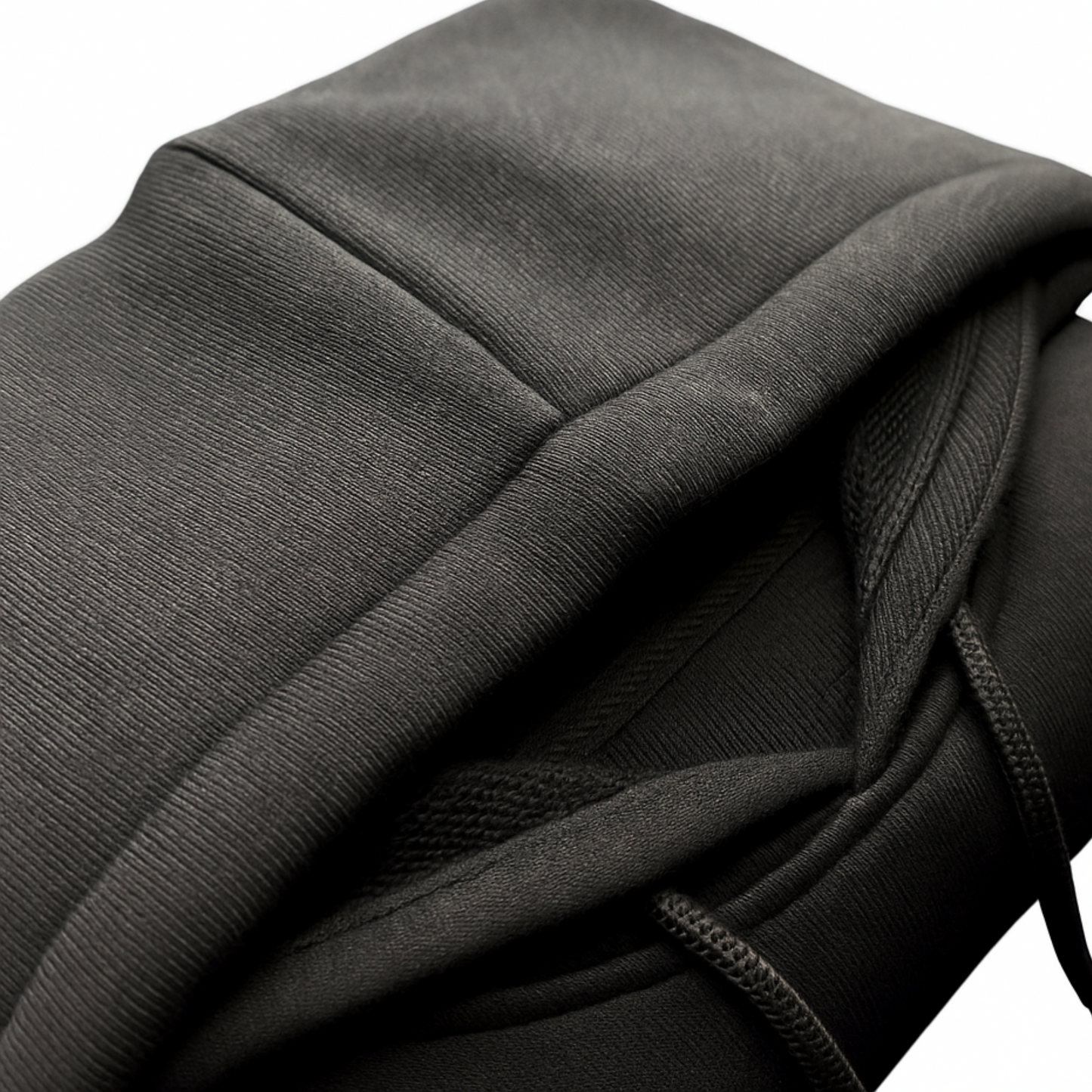 Unisex Fleece Hoodie – Black | Winter Warm Cotton Pullover for Men & Women